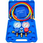 Blue HVAC Manifold Gauge Set Kit